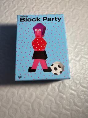 New in box Areaware Block Party “Gal” collectible! 💕⚽